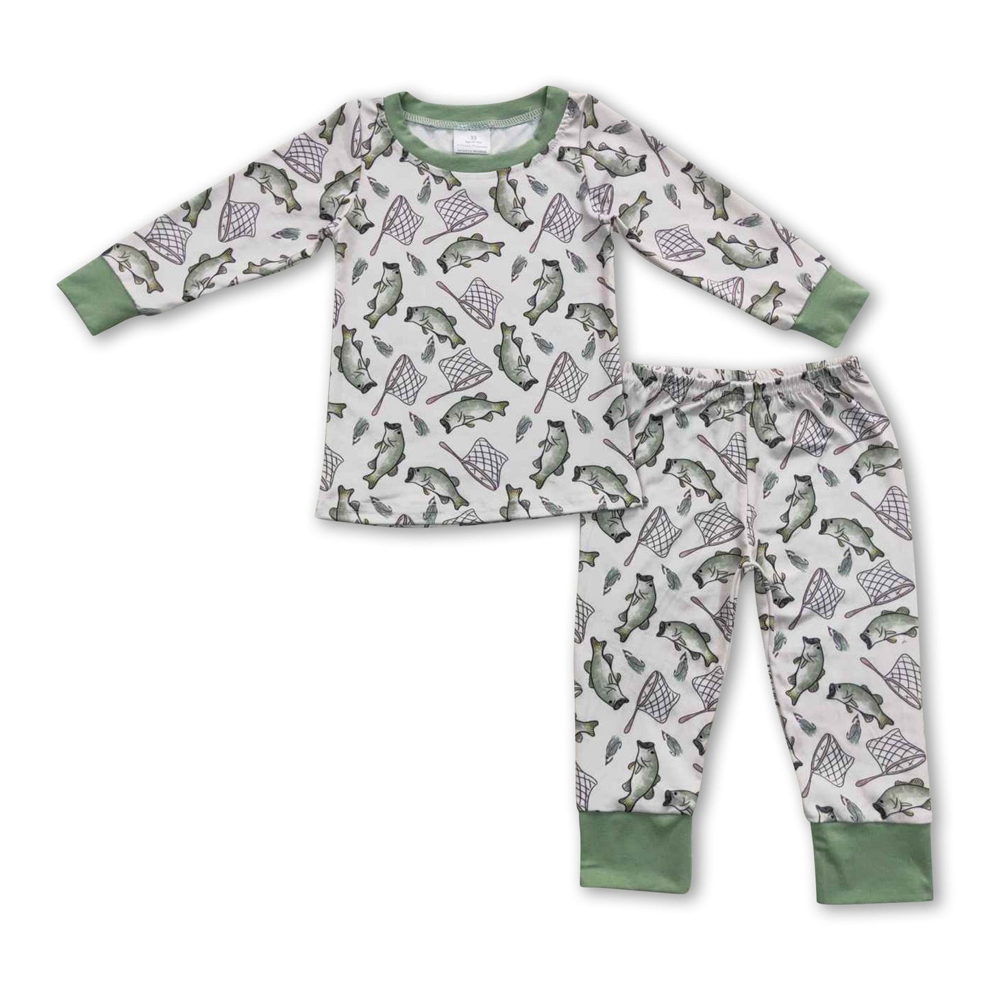Angeln Langarm Baby Kinder Pyjama