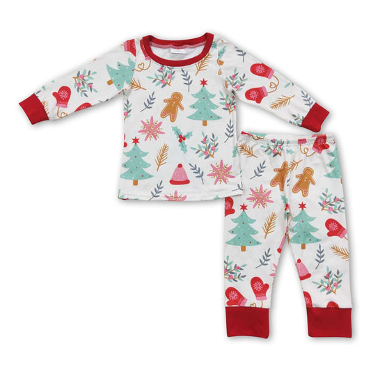 Lebkuchen Weihnachtsbaum Kinder Jungen Schlafanzug