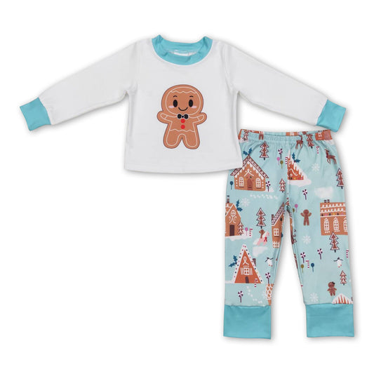 Lebkuchenhaus Kinder Jungen Weihnachtspyjama