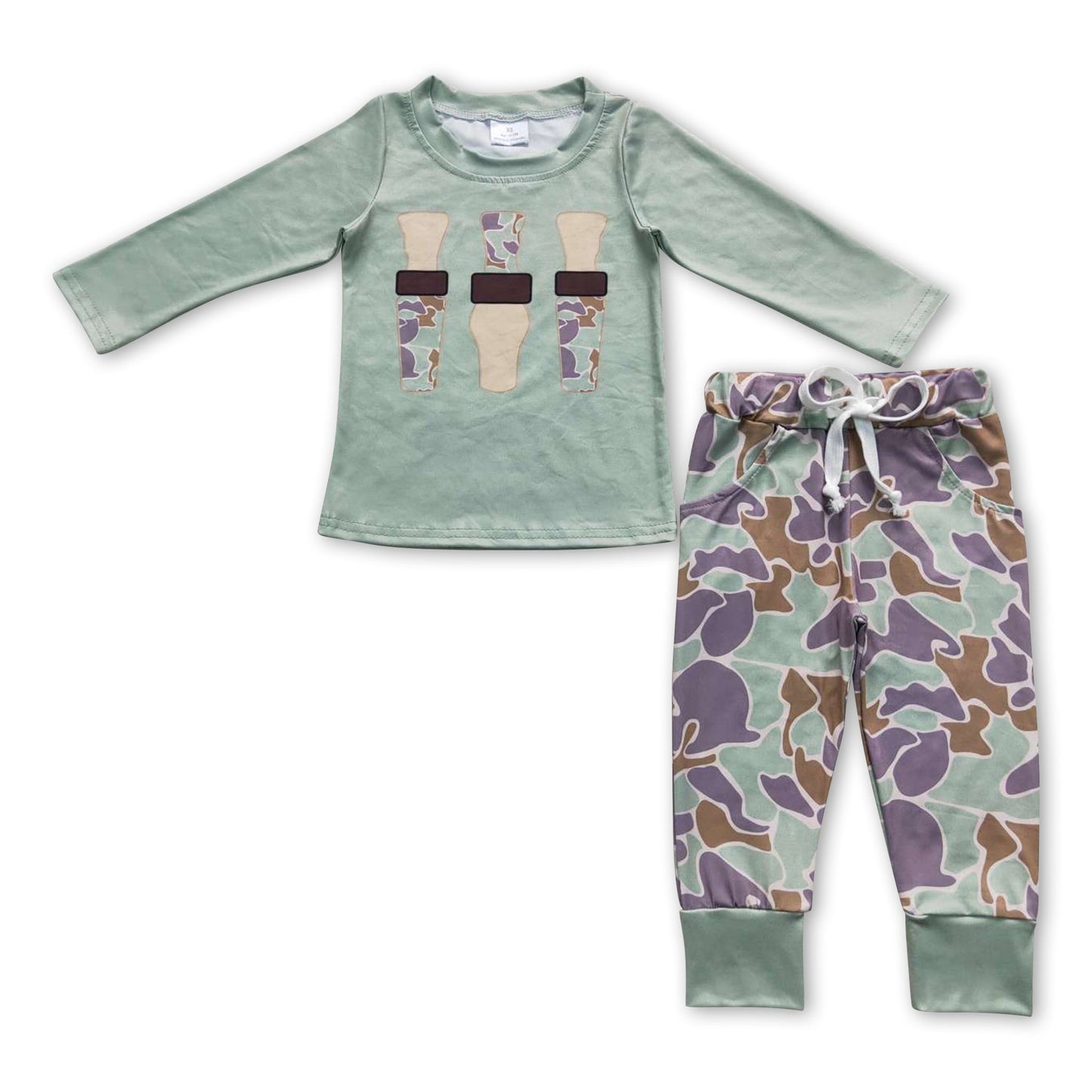 Entenlocker, Top, Tarnhose, Kinder, Jungen, Kleidungset