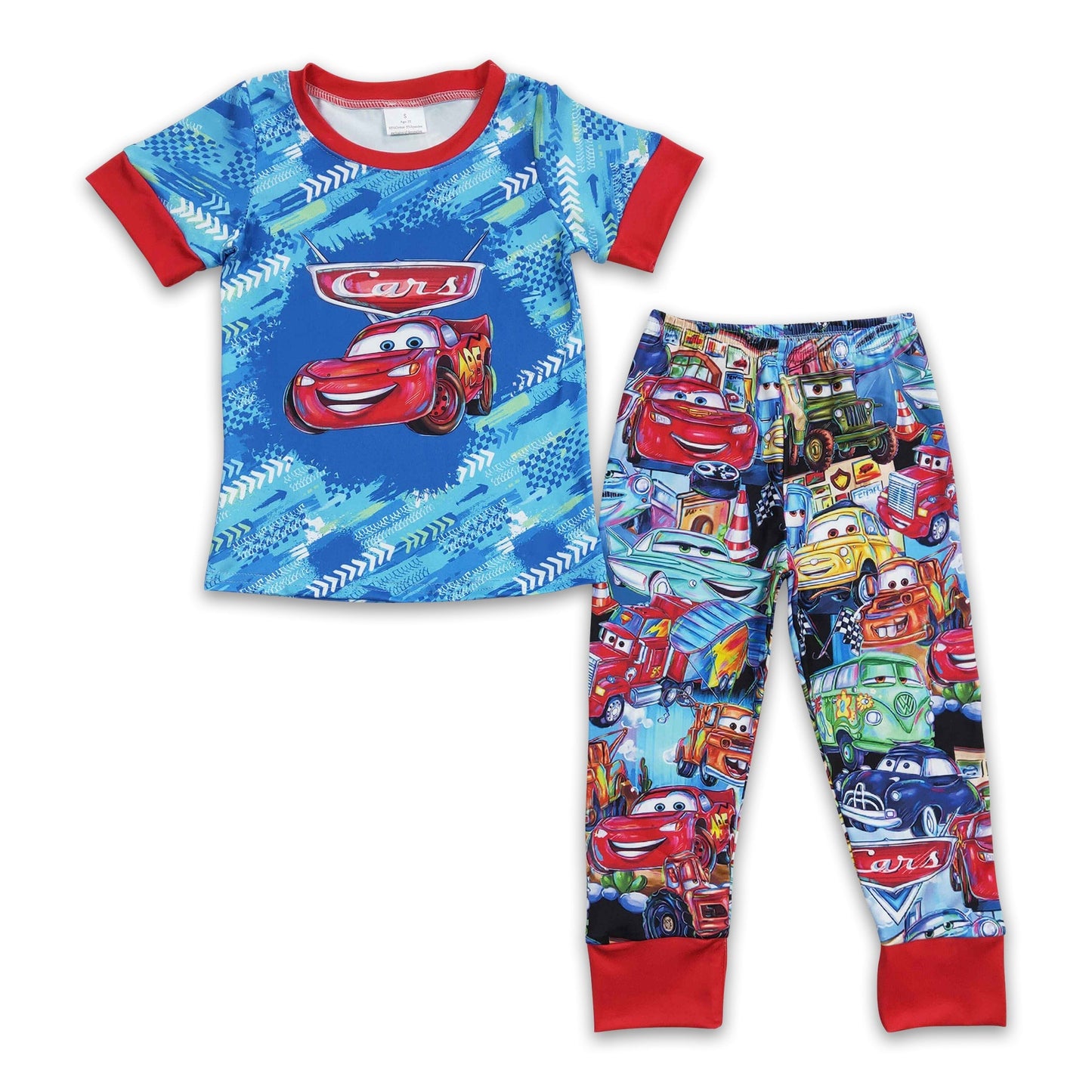 Autos Kurzarmshirt Hose Kinder Jungen Bekleidungsset