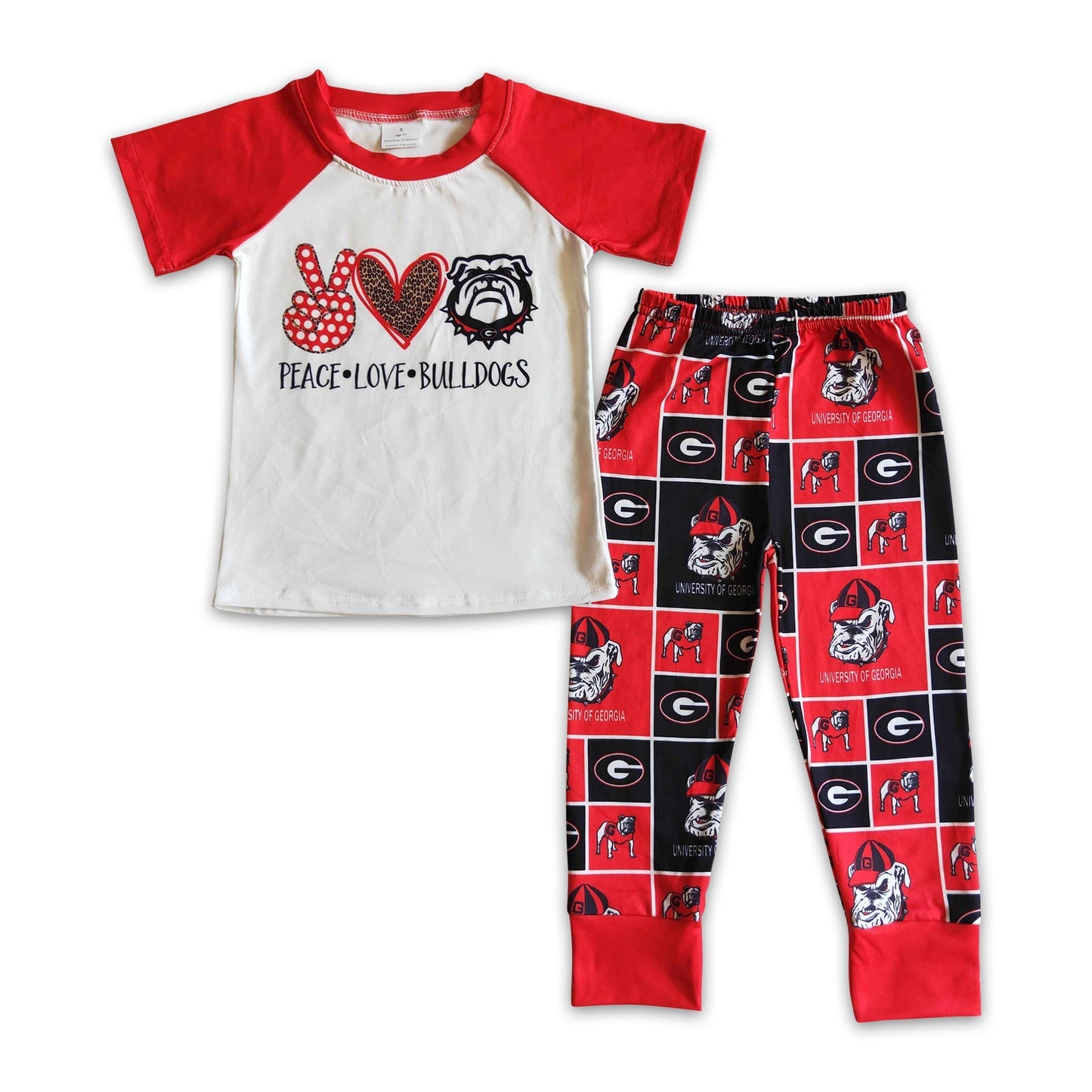 Hunde Kurzarm-Raglan-Jungen-Teamkleidung