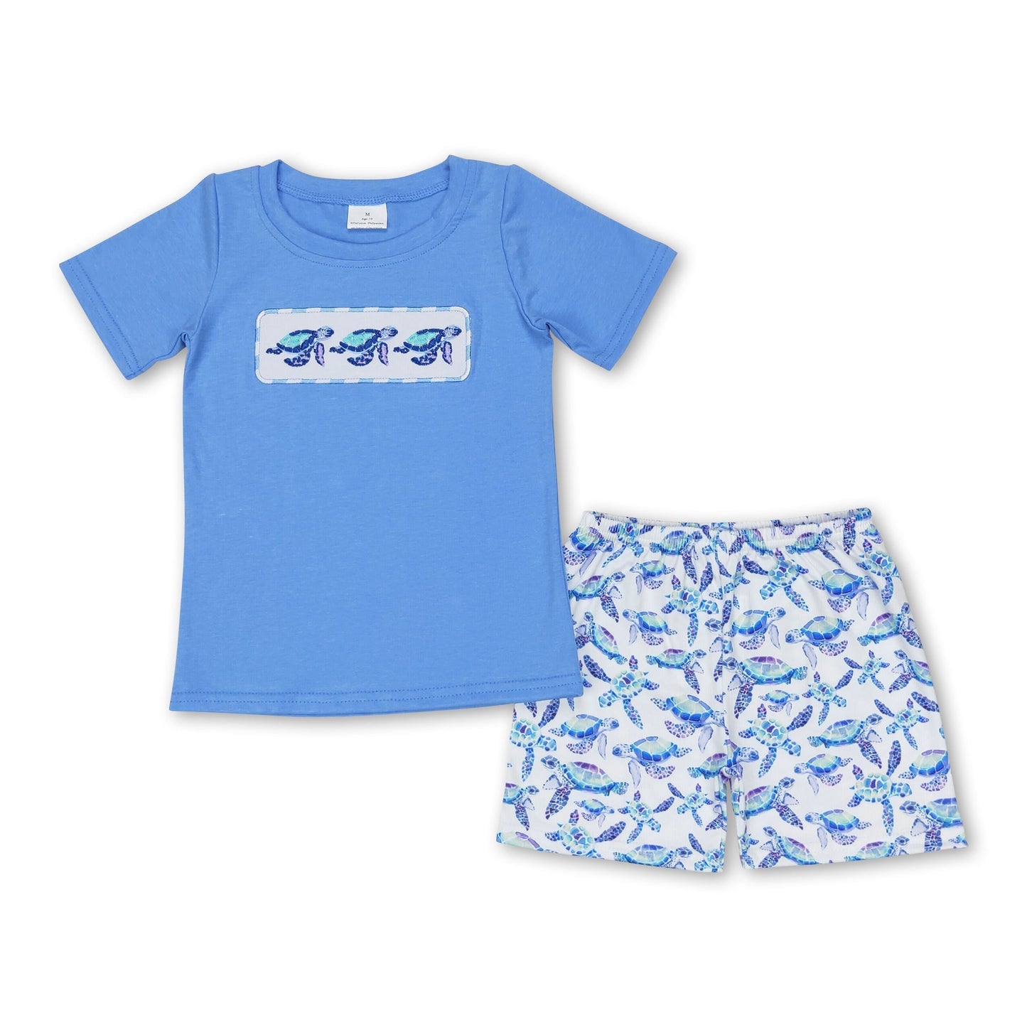 Kurzarm-Rolli-Shorts Jungen Sommerkleidung