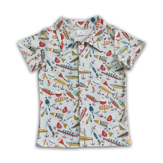 Poloshirt für Babyjungen mit Angel-Print aus einer Boutique