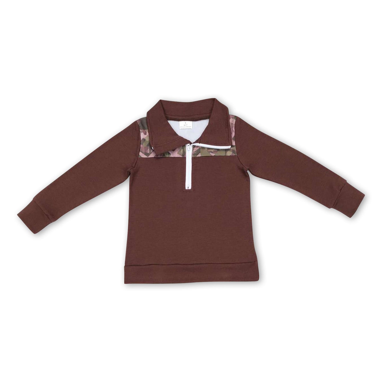 Olivbrauner Enten-Jungen-Jagdpullover