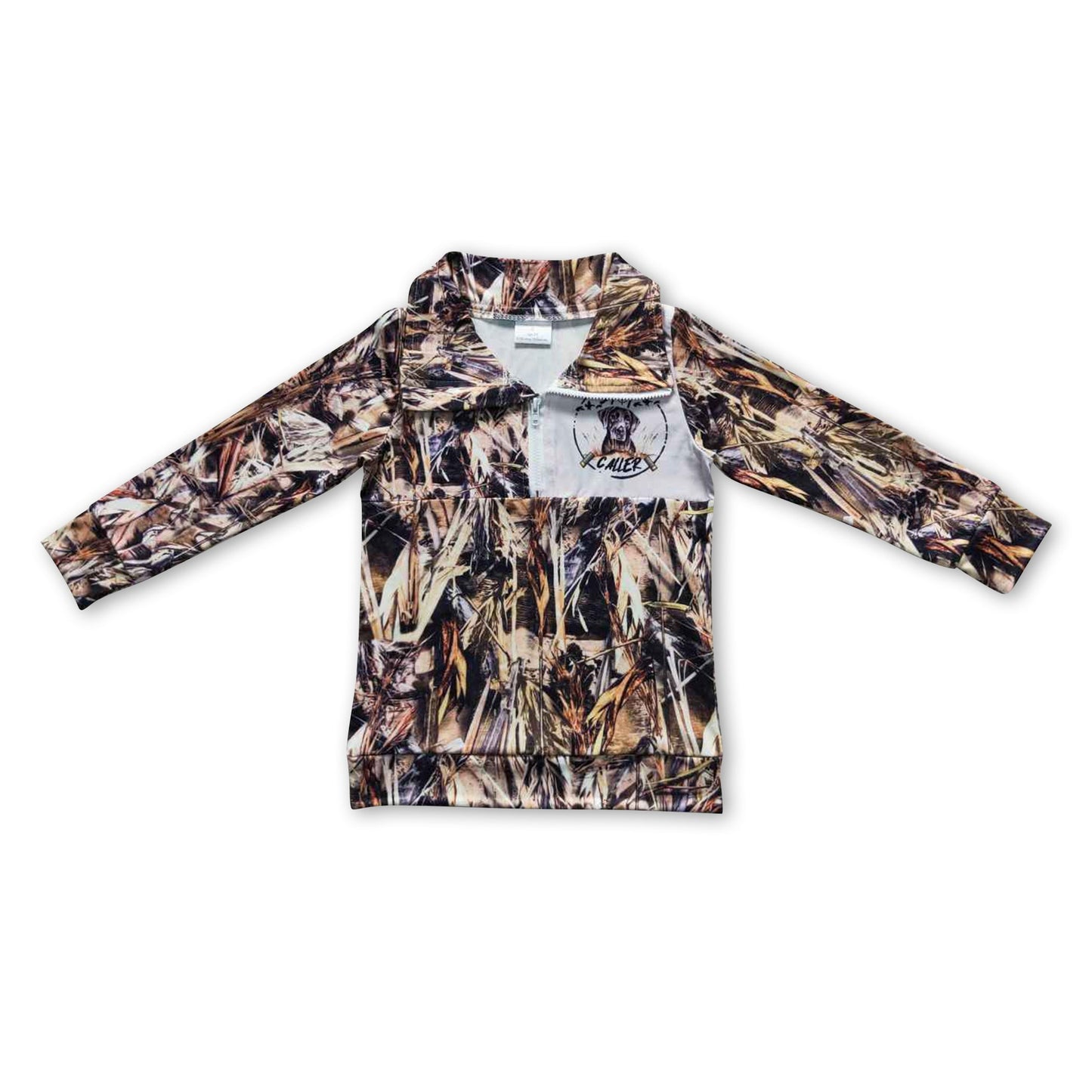 Hunde-Tarnmuster Kinder Jungen Jagdpullover