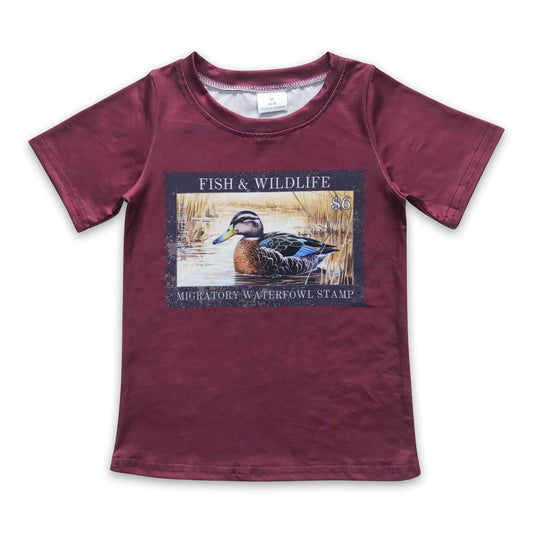 Fisch Wildtier Kinder Jungen Kurzarm-Shirt