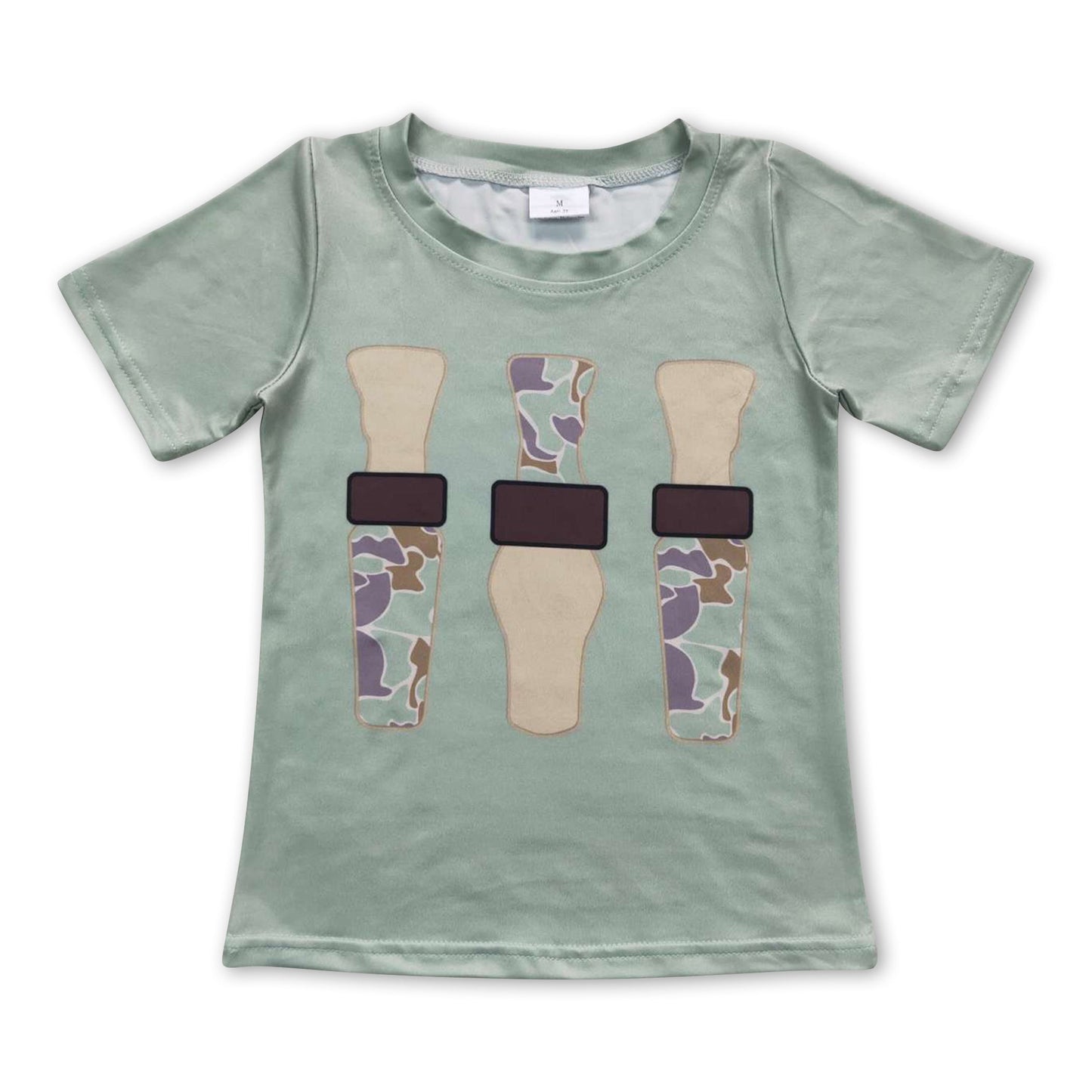Kurzarm Camo Entenlocker Kinder Jungen T-Shirt