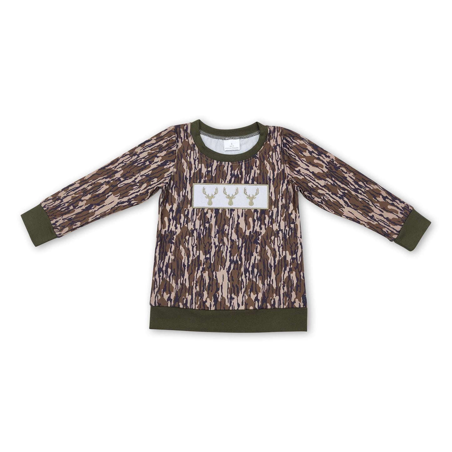 Hirsch-Tarnung Langarm Kinder Jungen Jagdshirt