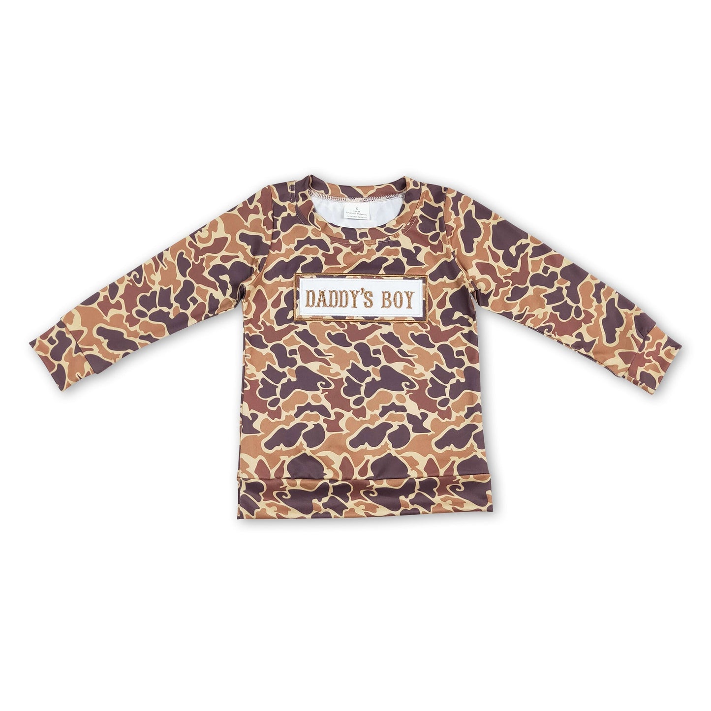 "Papas Liebling" Camouflage Langarmshirt für Kleinkinder