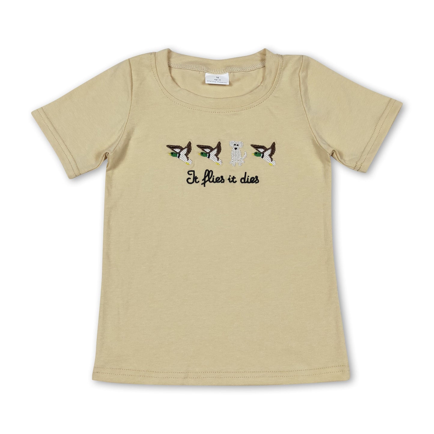 Kurzarm-Enten-Hund-Kinder-Jungen-Shirt