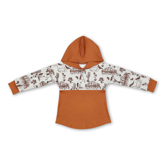 Pferdekaktus Western Kinder Jungen Kapuzenpullover