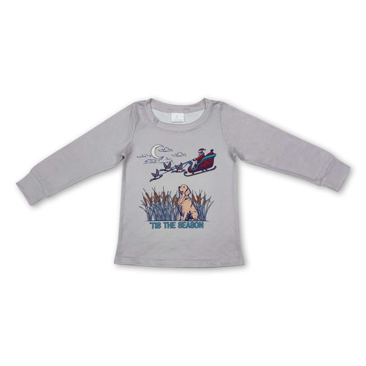 Hund Ente Weihnachtsmann Kinder Jungen Weihnachts-T-Shirt