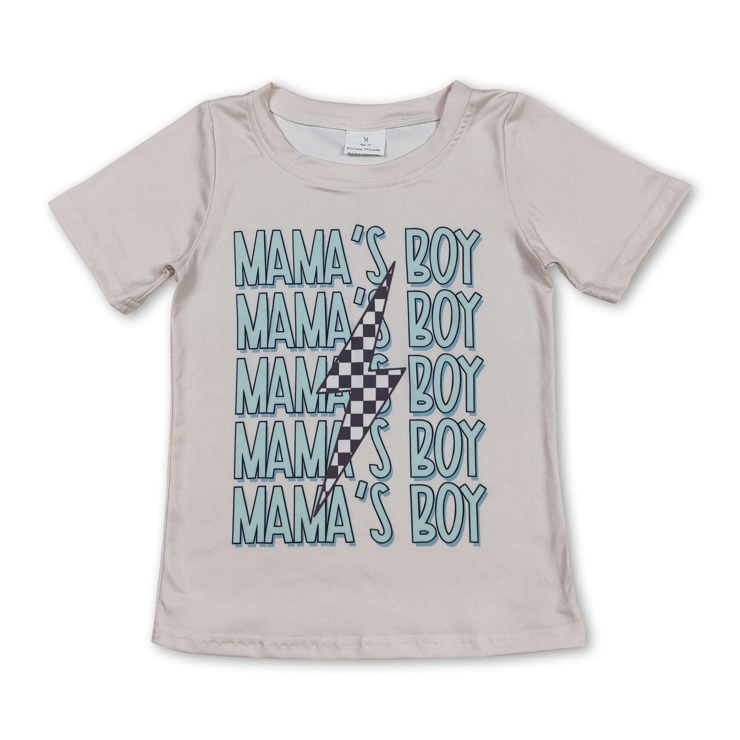 Kurzarm Mama-Junge Donnergott Baby Kinder T-Shirt