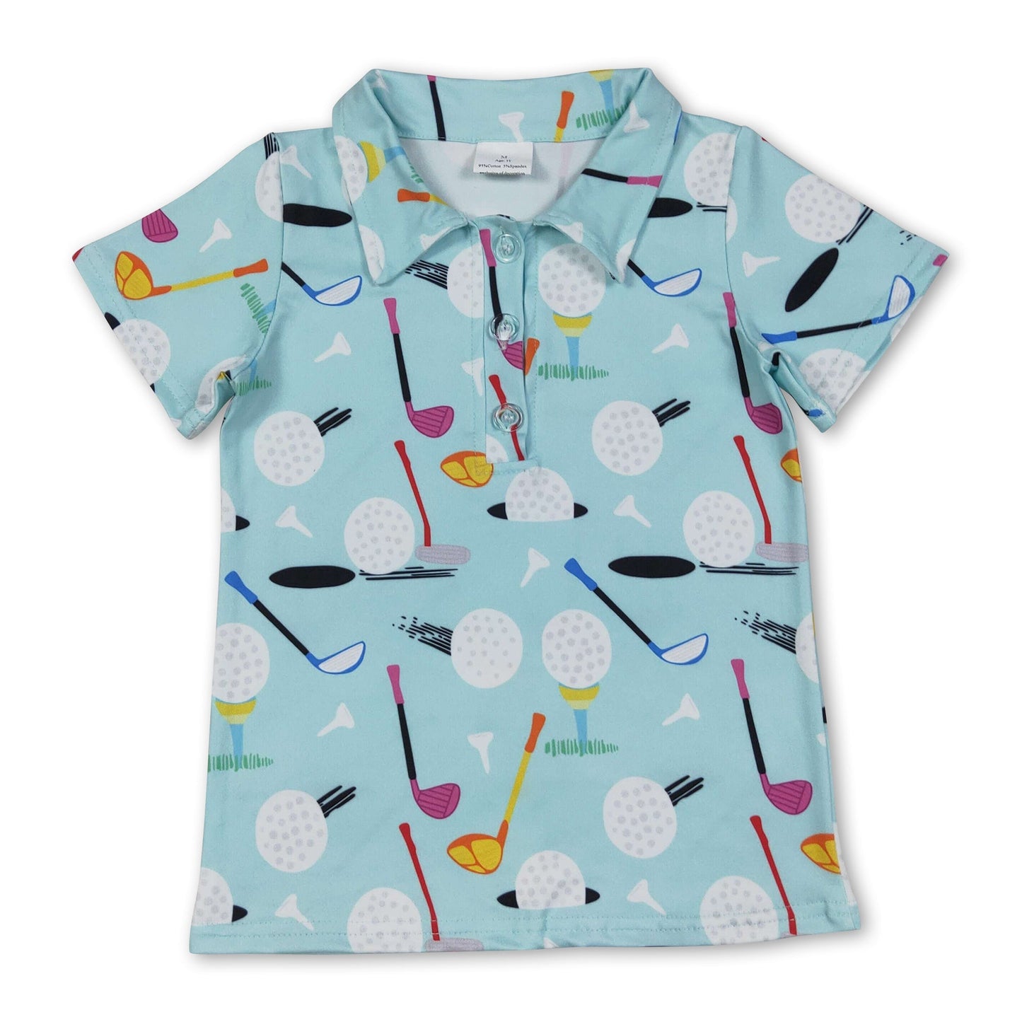 Kurzarm-Golf-Poloshirt für Jungen