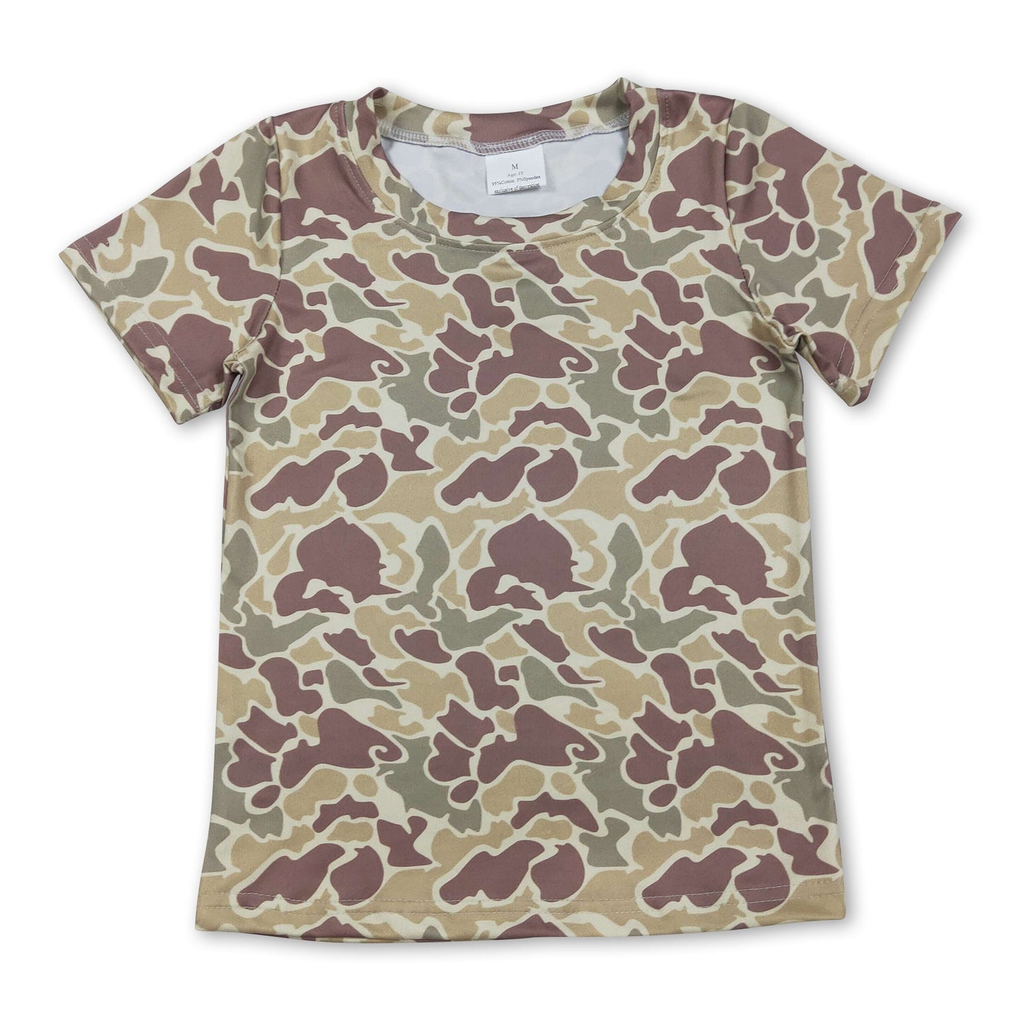 Kurzarm Camouflage Jungen Sommer T-Shirt