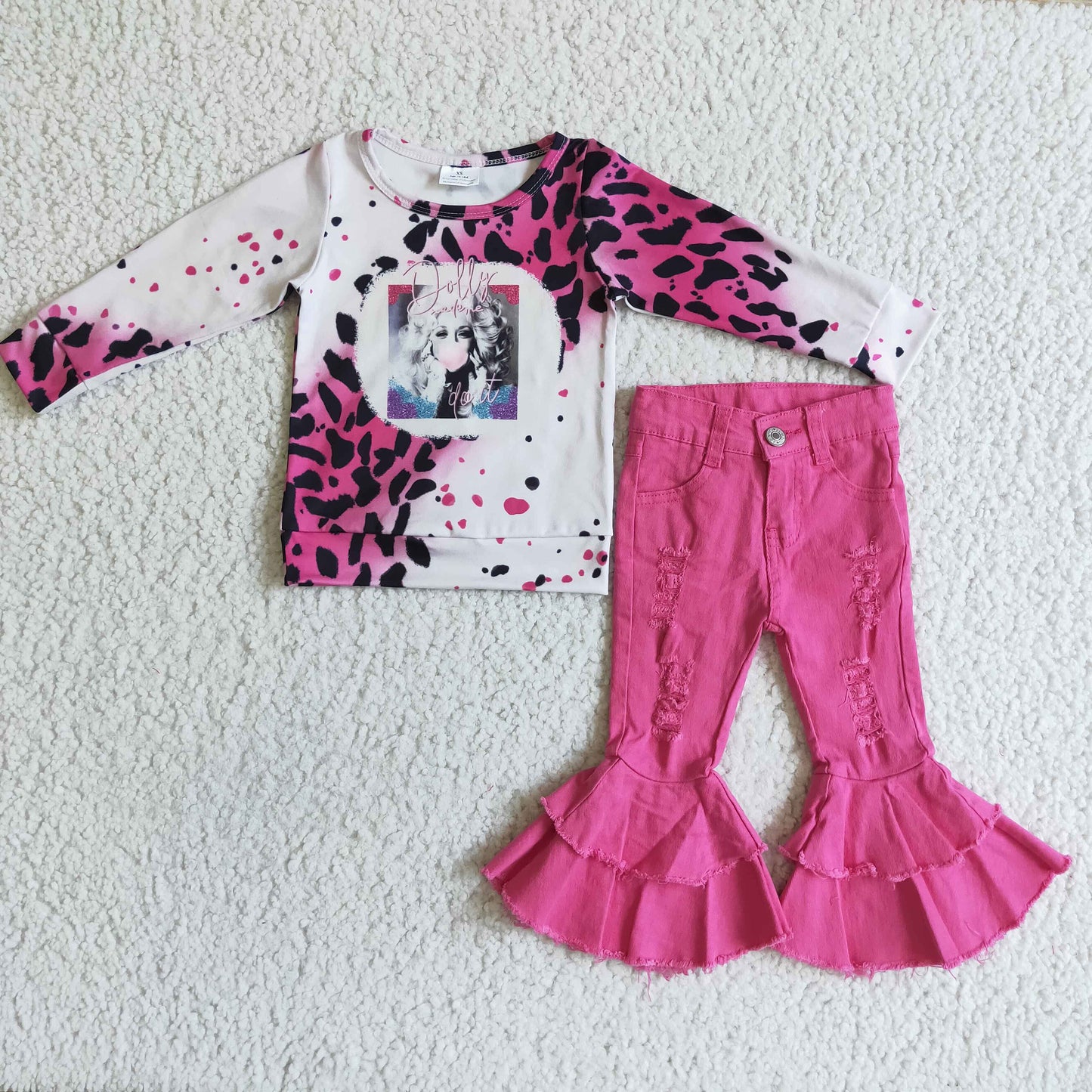 Milchseidenpullover Jeansmädchen-Sänger-Outfits