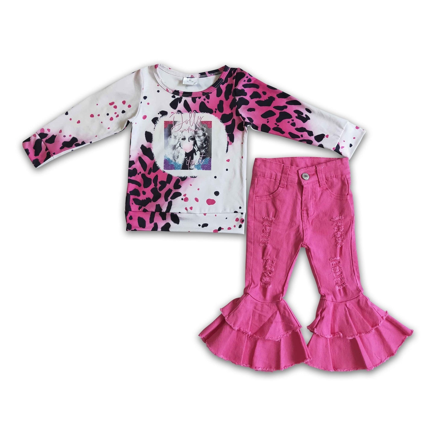 Milchseidenpullover Jeansmädchen-Sänger-Outfits