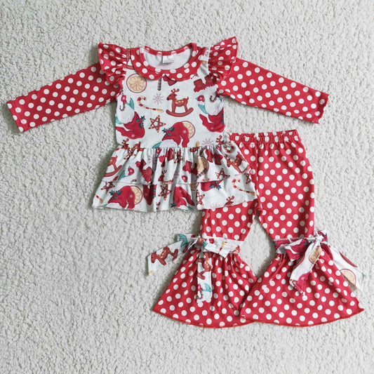 Gnomies Weihnachtsmann Rentier Mädchen Weihnachtsoutfits