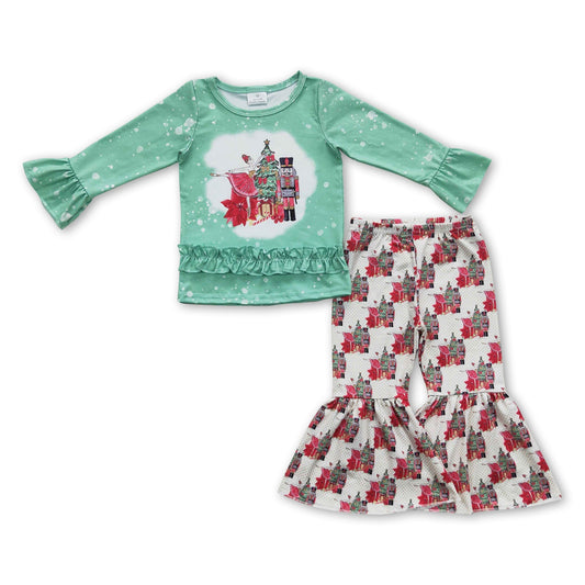 Grünes Weihnachtsbaum Ballett Kinder Mädchen Kleidung