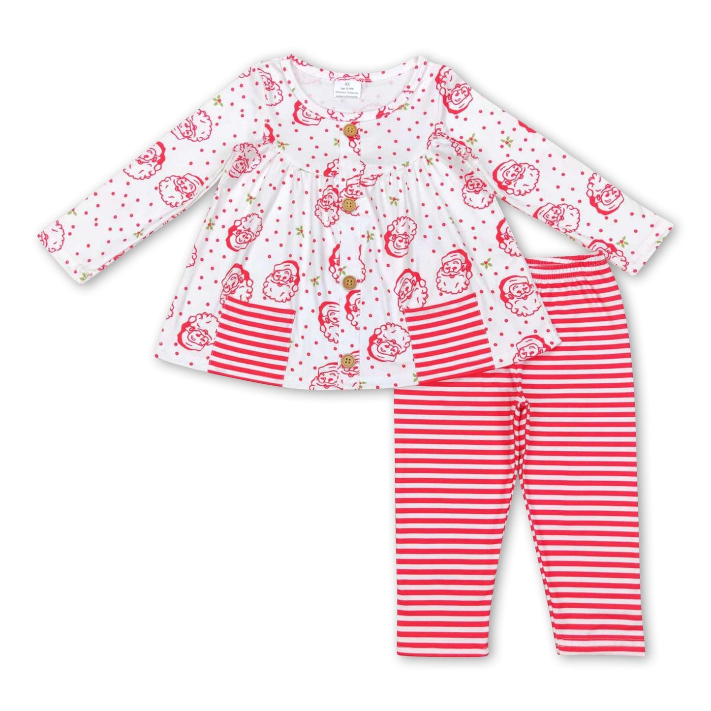 Weihnachtspullover Tunika Leggings Mädchen Weihnachtskostüme