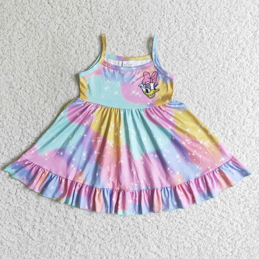Batik ärmelloses Entenkleid für süße Baby-Mädchen