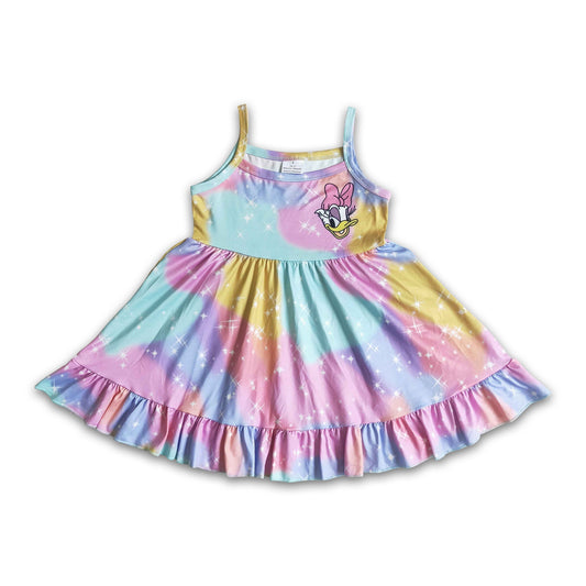 Batik ärmelloses Entenkleid für süße Baby-Mädchen