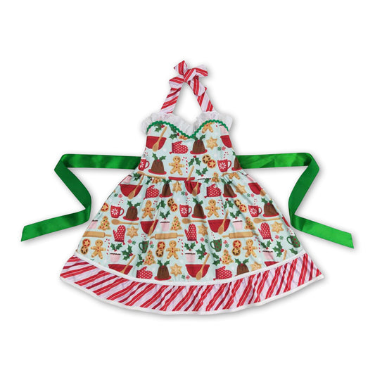 Lebkuchen-Weihnachtsbaum-Kuchen für Mädchen, Neckholderkleider