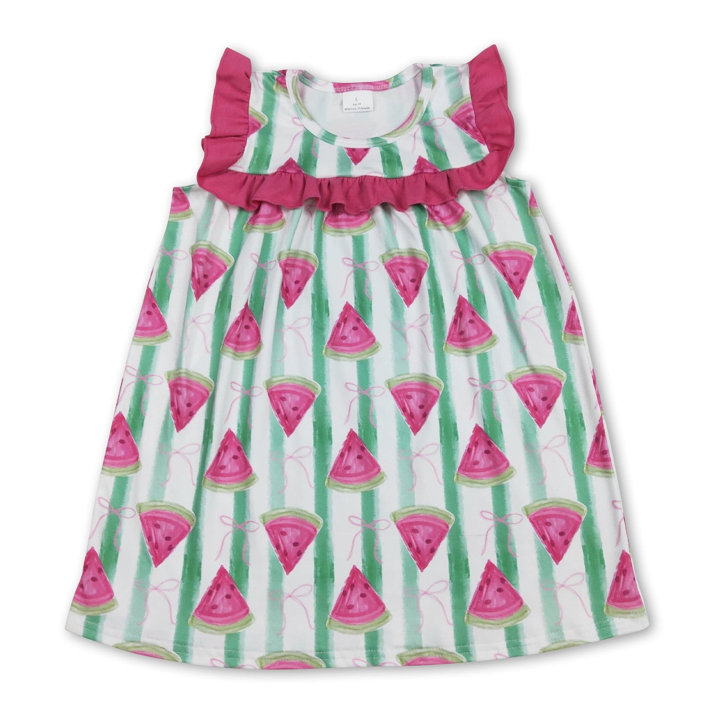 Rüschen Melone Schleife Baby Mädchen Sommerkleider