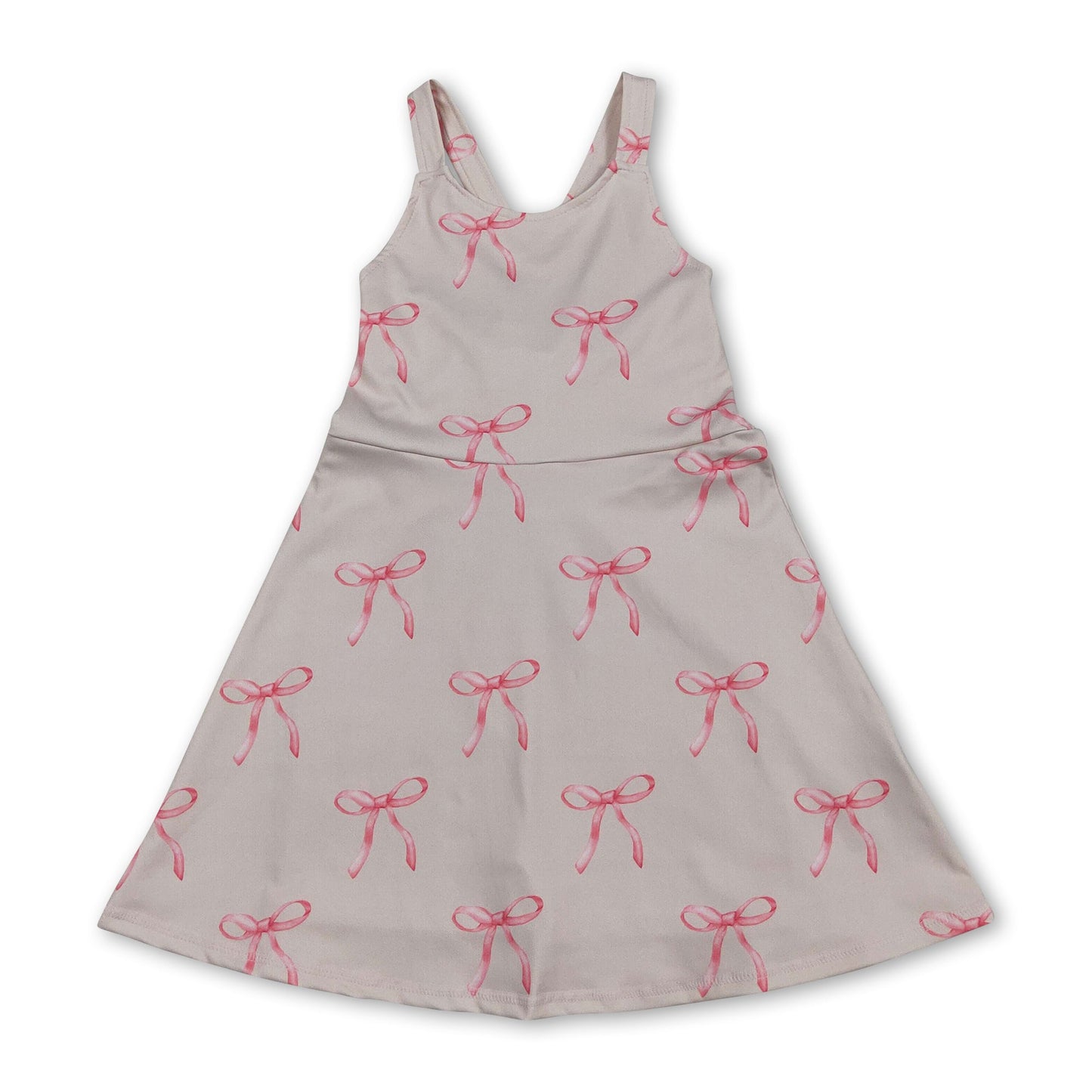 Träger pink Schleife Kinder Mädchen Sommer Sportkleid