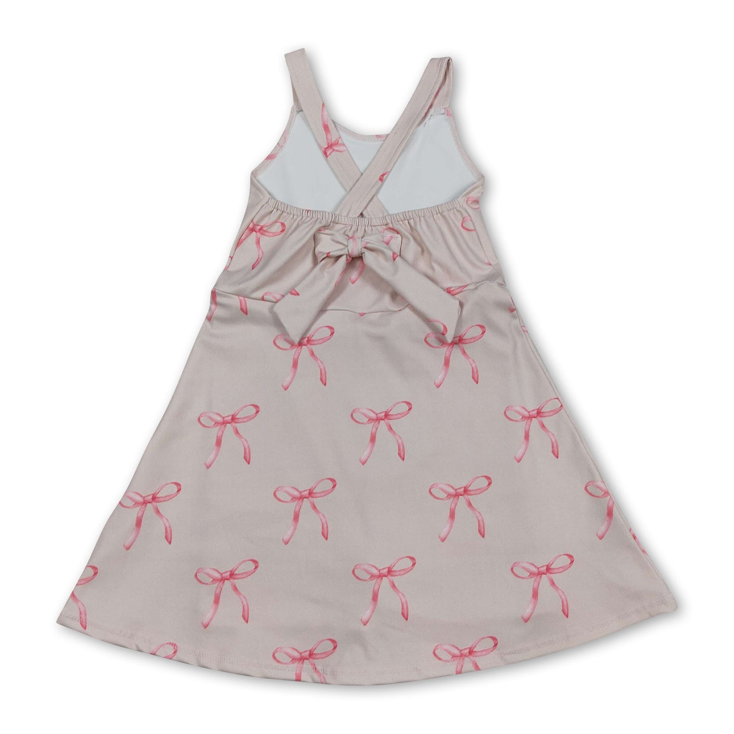 Träger pink Schleife Kinder Mädchen Sommer Sportkleid