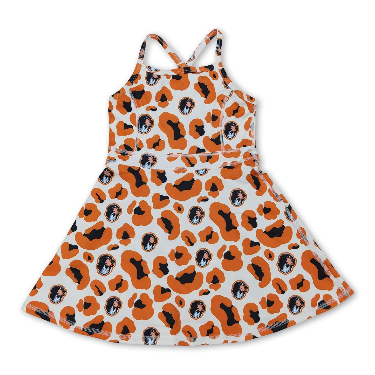 Träger Leopard Hund Kinder Mädchen Team Sportkleider
