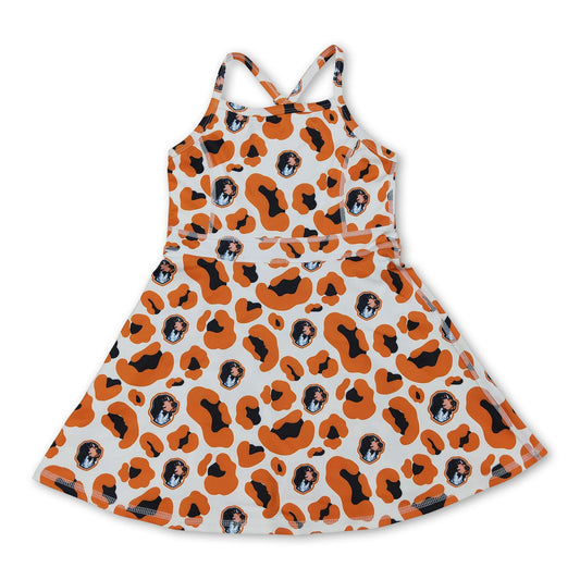 Träger Leopard Hund Kinder Mädchen Team Sportkleider