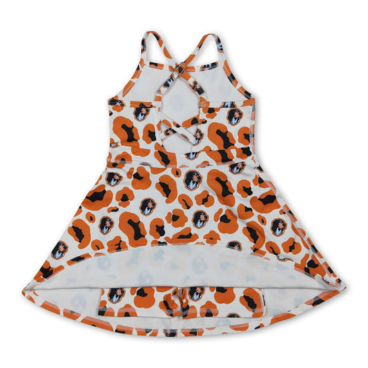 Träger Leopard Hund Kinder Mädchen Team Sportkleider