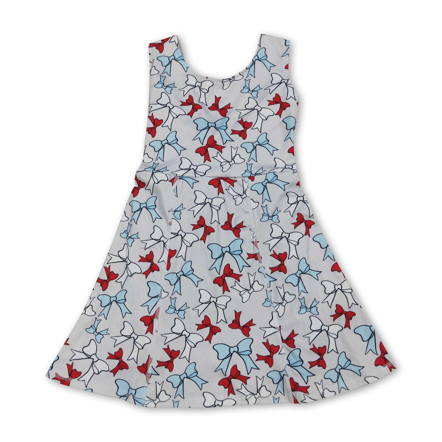 Ärmellose Schleifen Kinder Mädchen Sommer Sportkleider