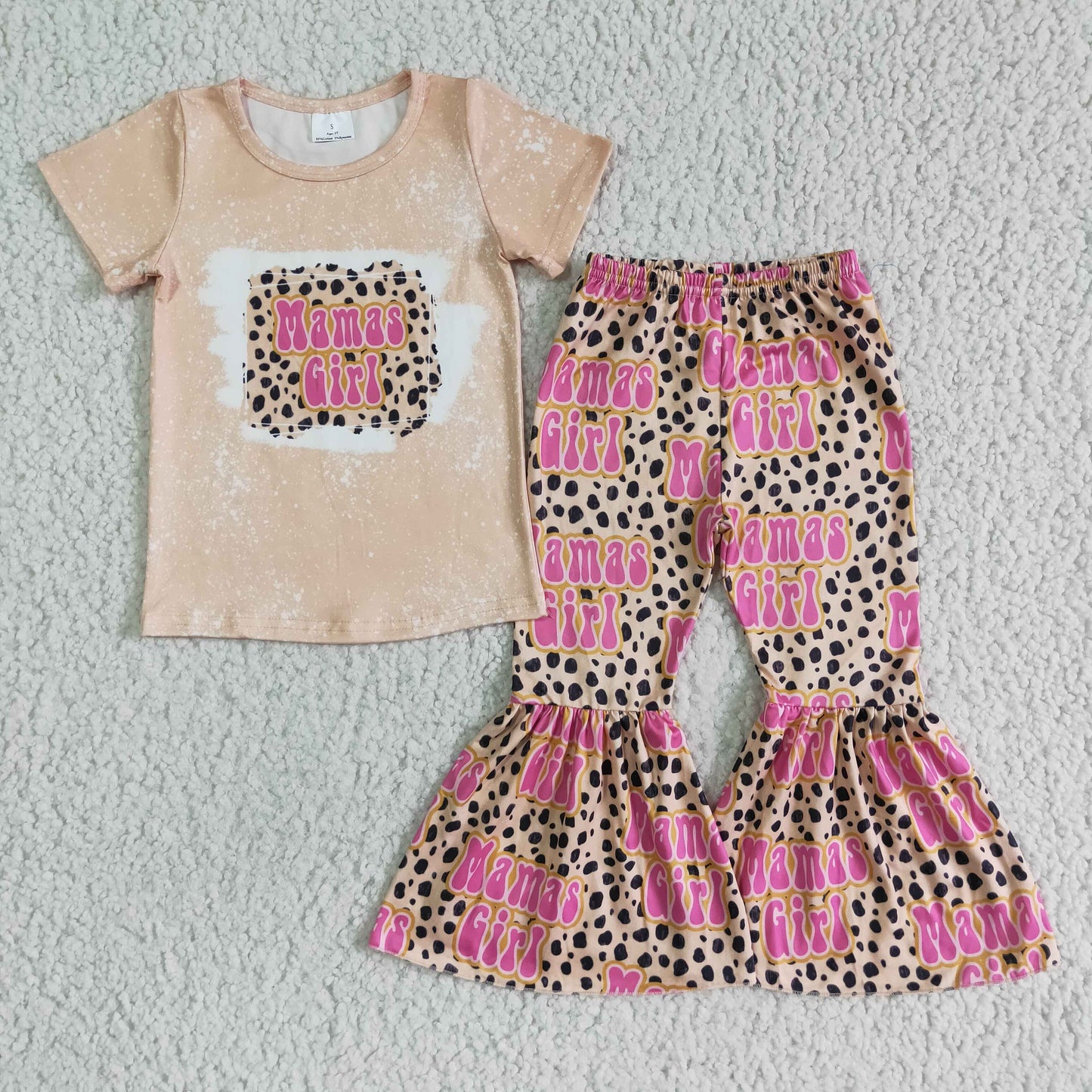 Mamas Girl Shirt Leopardenhose Mädchen Boutique Kleidung