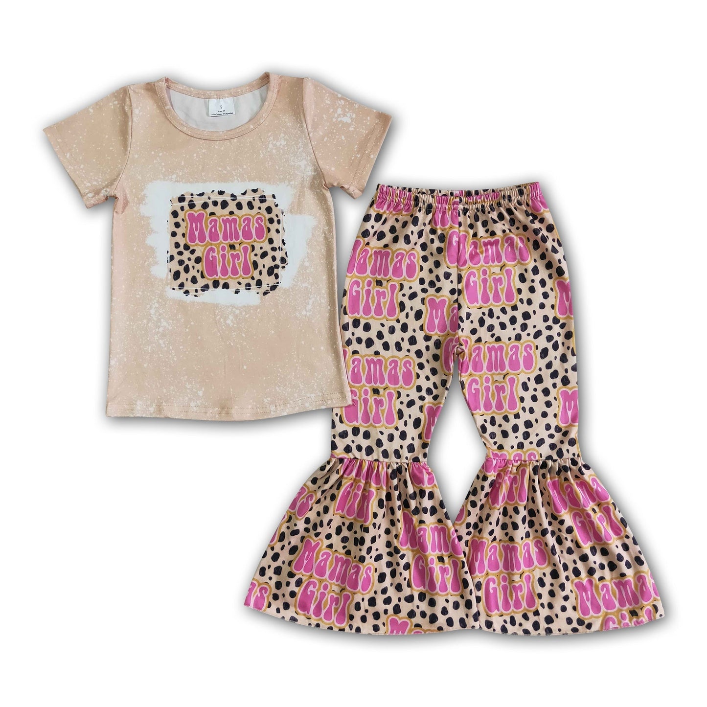 Mamas Girl Shirt Leopardenhose Mädchen Boutique Kleidung