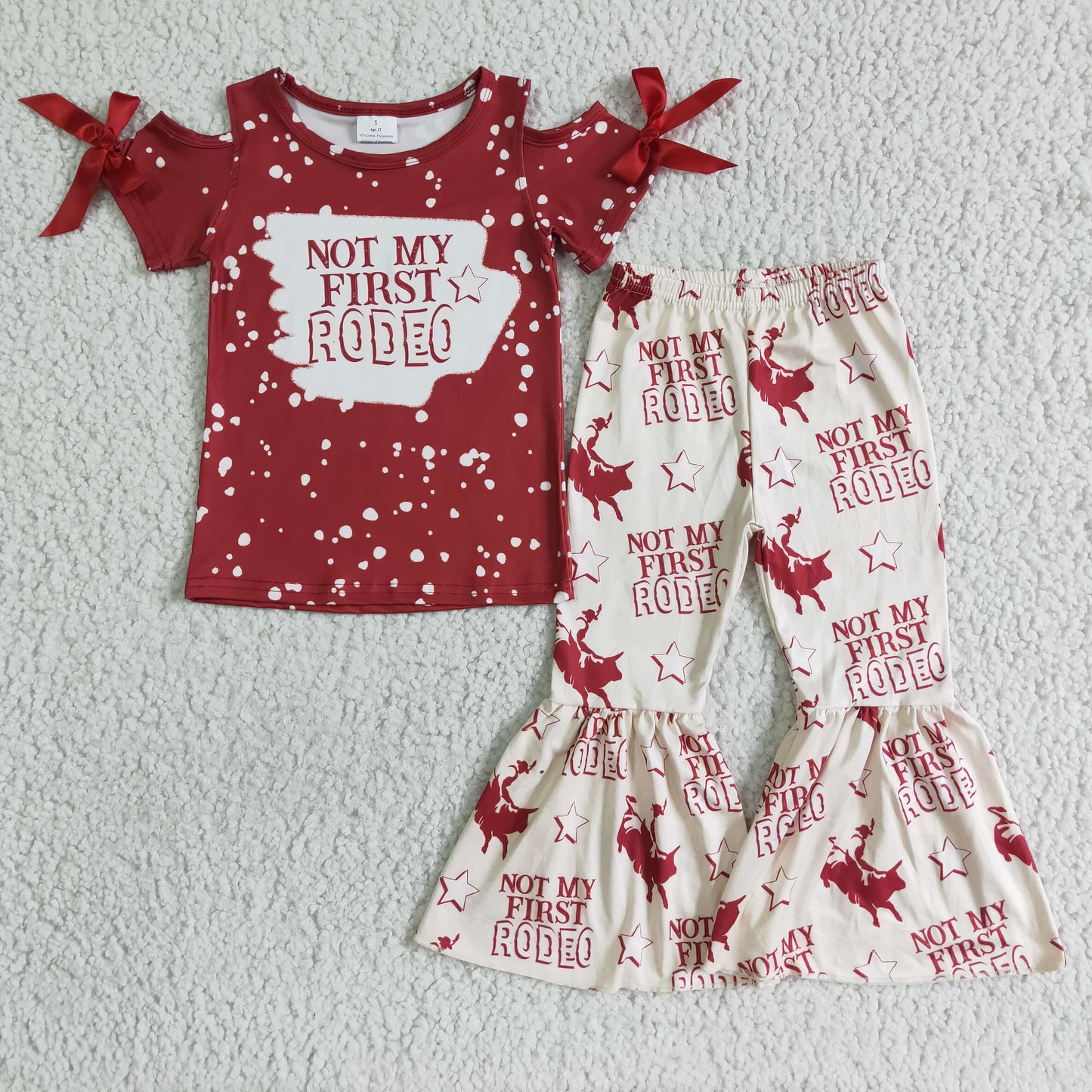 Not my first Rodeo Western-Kleidungsset für Mädchen