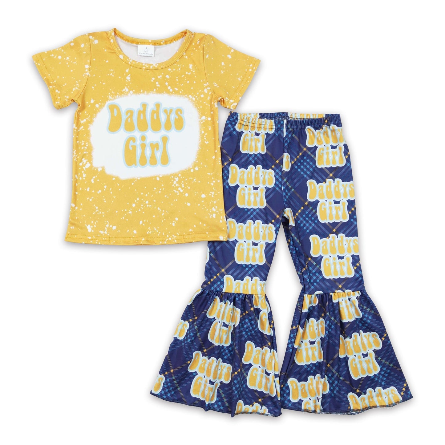 Daddy's Girl Shirt Schlaghose Kinderbekleidungsset