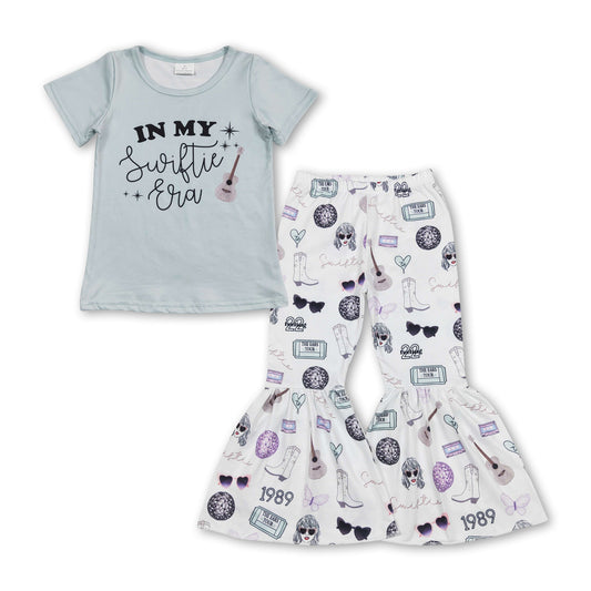 Gitarre Top Schlaghose Sängerin Mädchen Outfits