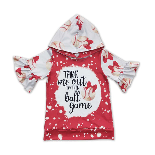 Bring mich zum Baseballspiel Mädchen Baseball Hoodie