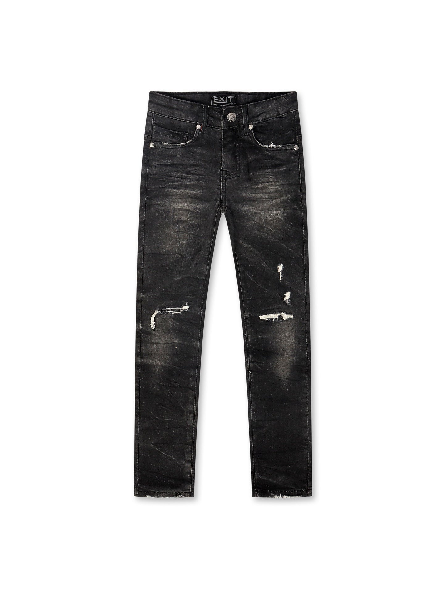 Exit Apparel Essential Kinder-Jeans – Schwarz