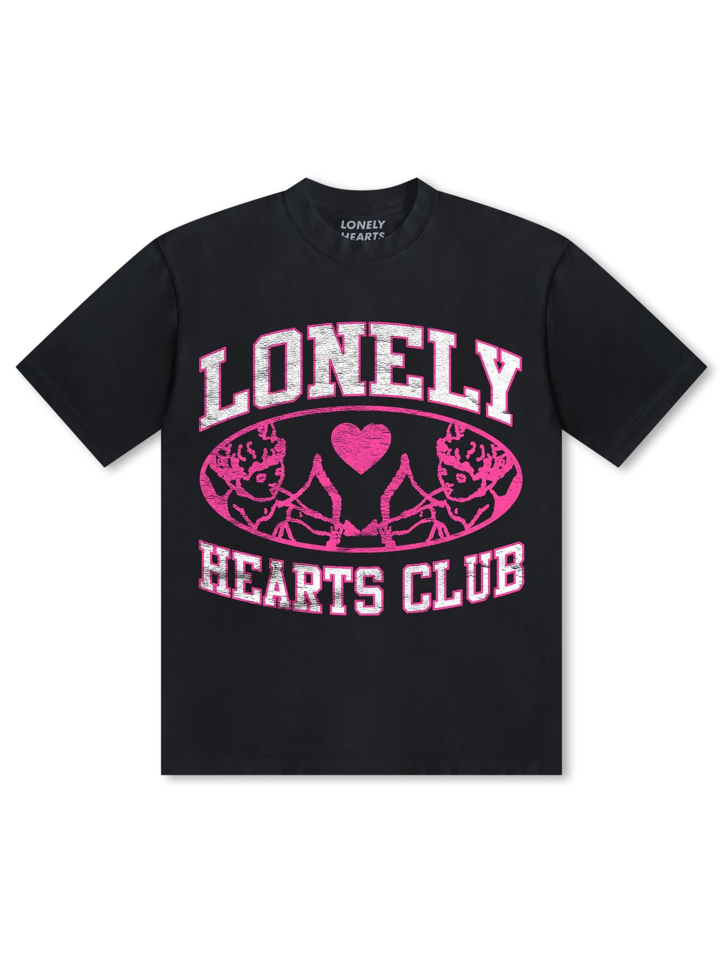 Einsame Herzen Club Amor De Locke Premium T-Shirt – Black Edge