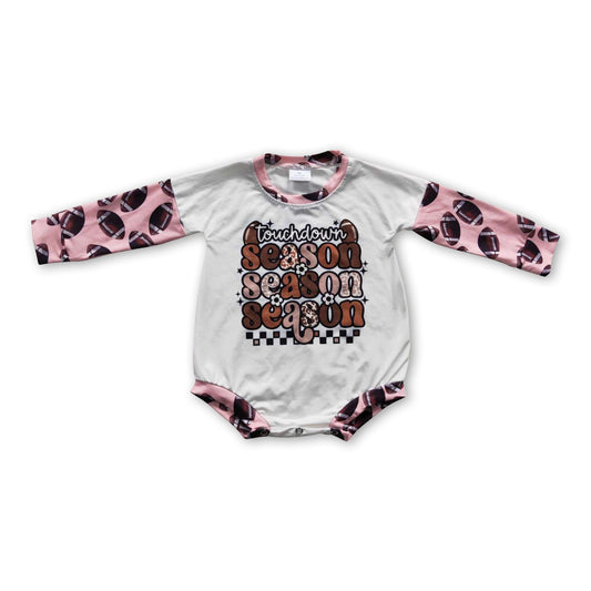 Touchdown Saison Football Strampler für Baby Mädchen