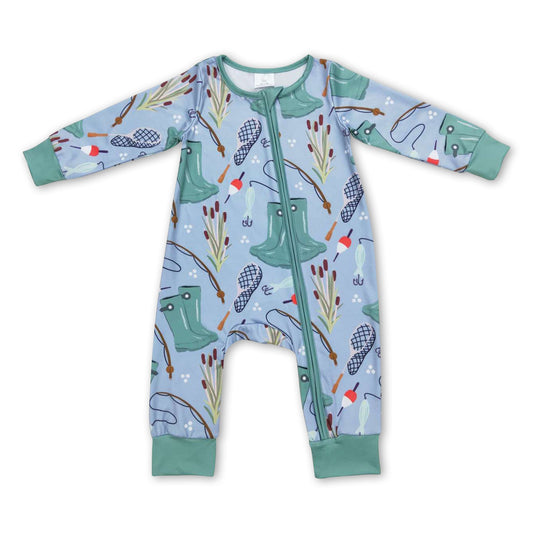 Fischer-Langarm-Strampler mit Reißverschluss für Babyjungen