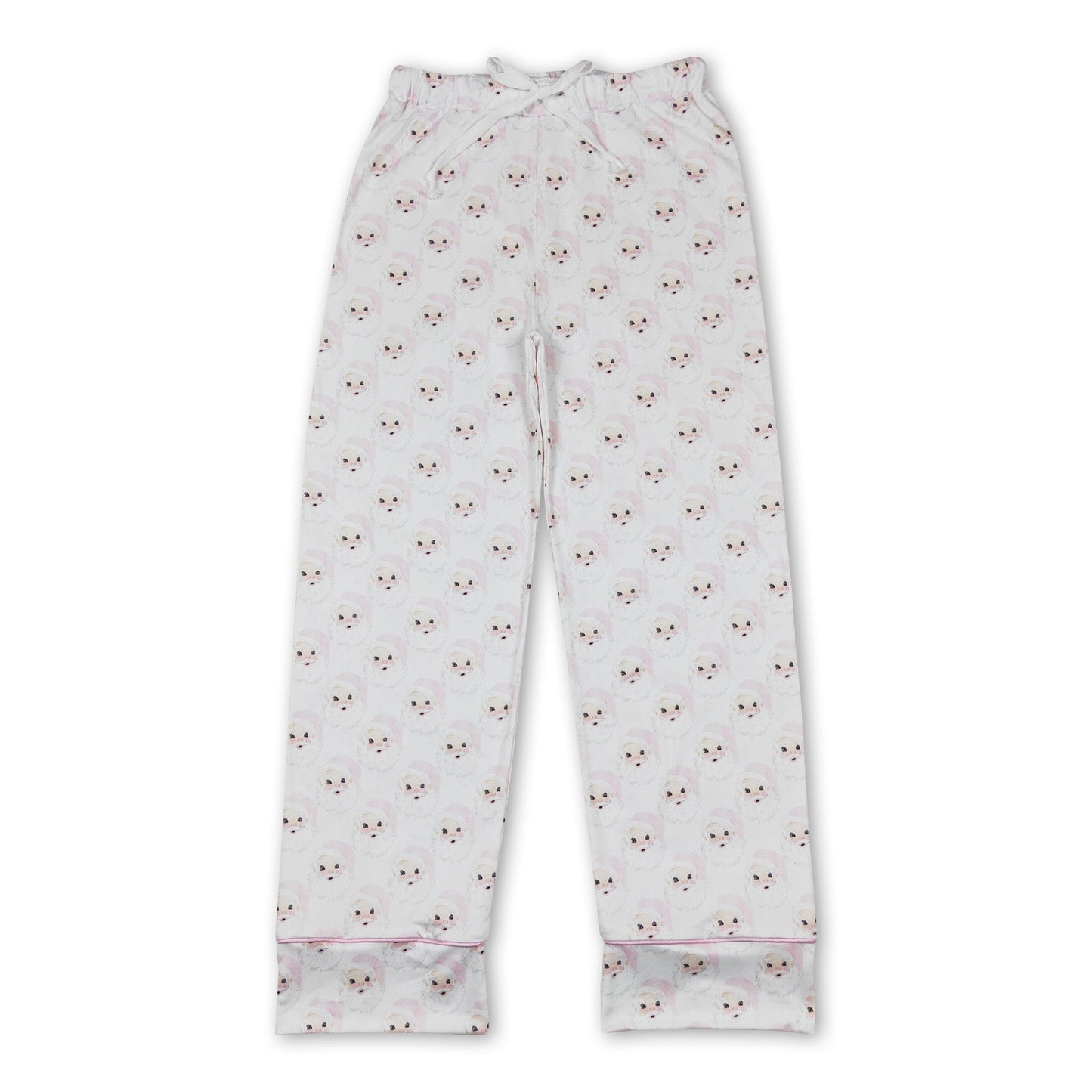 Rosa Weihnachtspyjama für Damen mit Weihnachtshosen