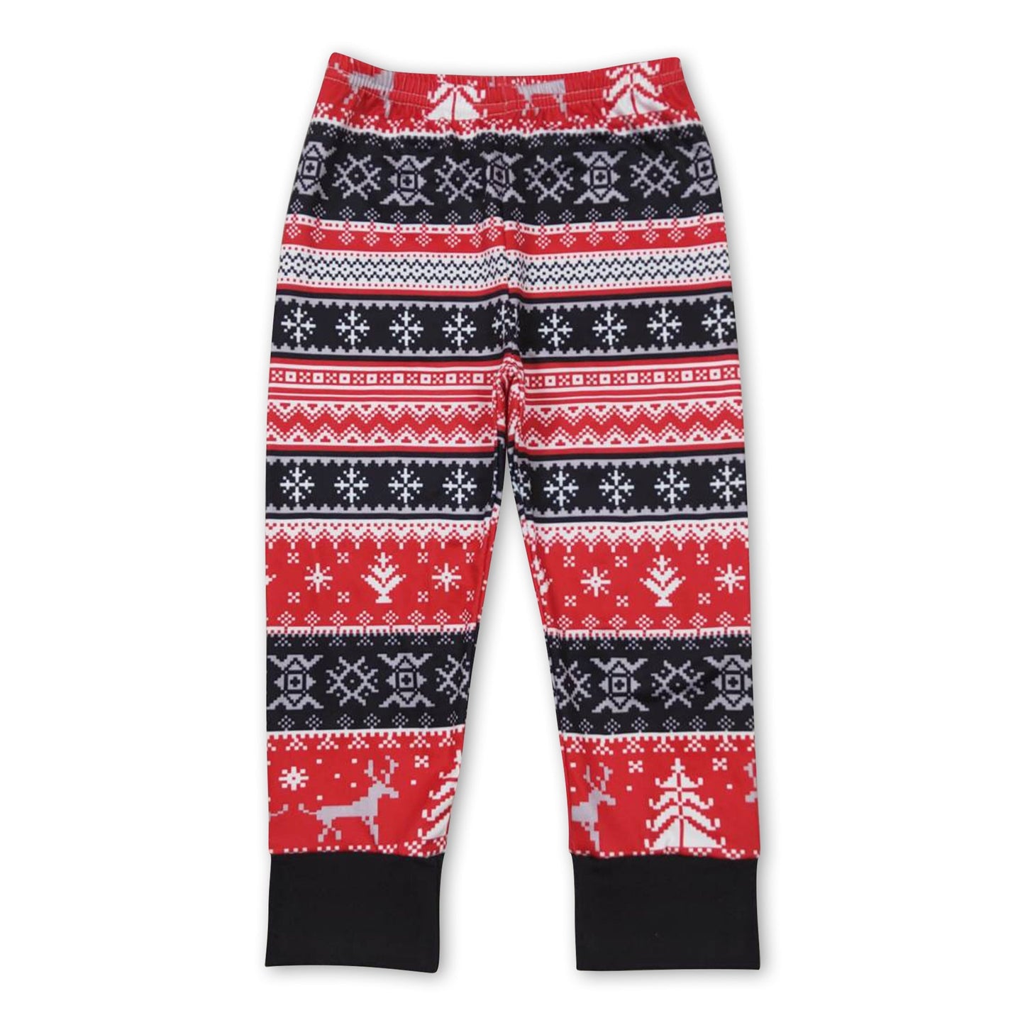 Rot schwarz Hirsch Weihnachtsbaum Baby Kinder Hose