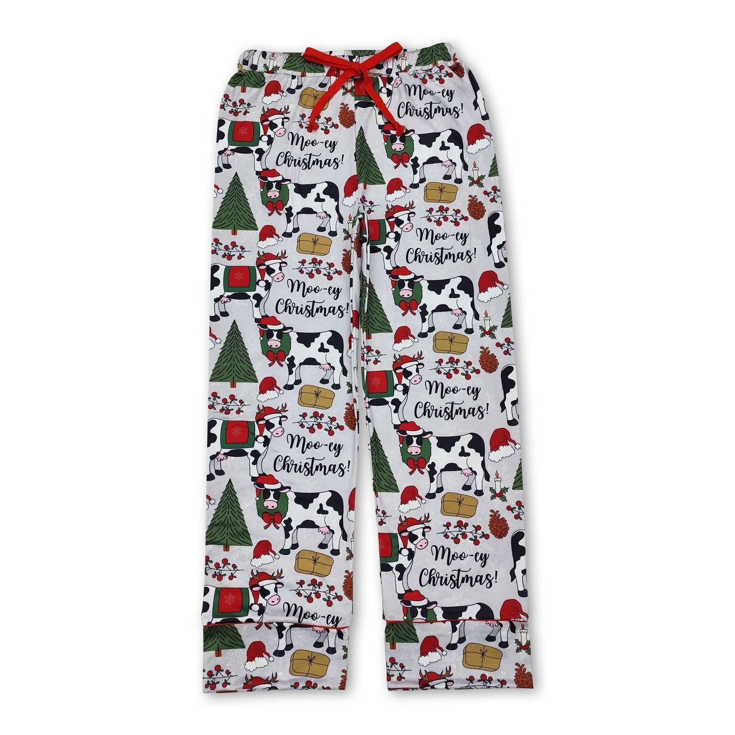 Weihnachtsbaum Kuh Damen Schlafhose
