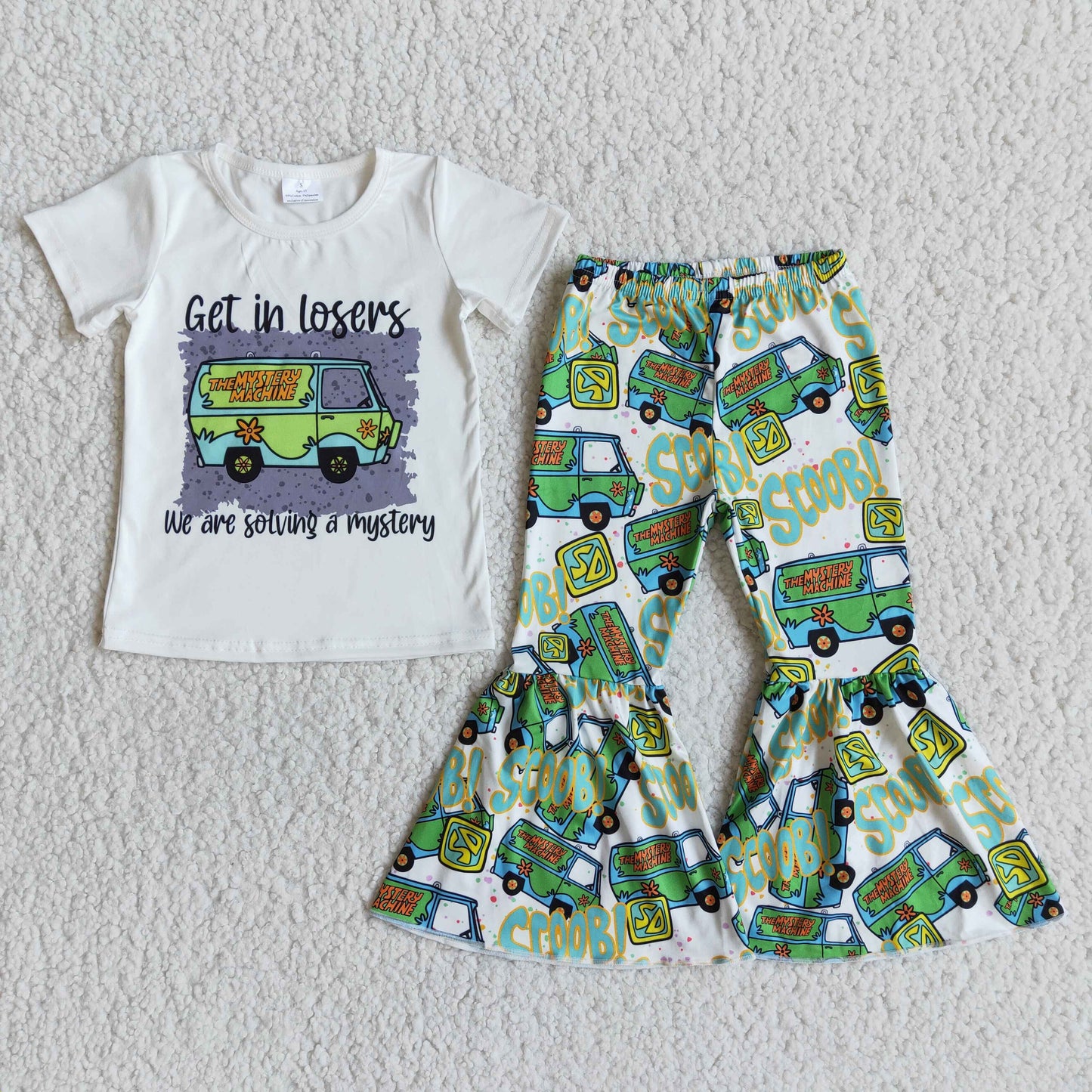 Rein mit euch, ihr Verlierer, wir lösen ein Geheimnis – Shirt, Hose, Kinderbekleidungsset für Mädchen