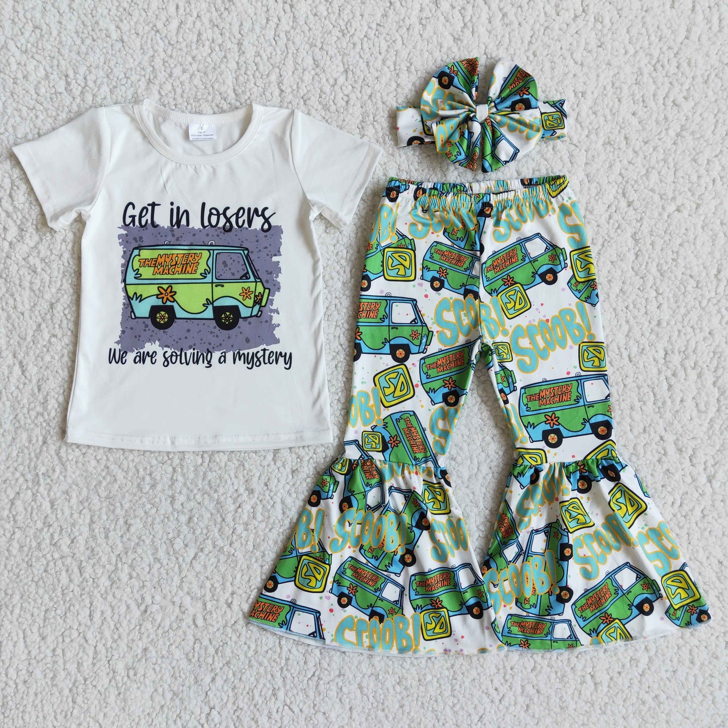 Rein mit euch, ihr Verlierer, wir lösen ein Geheimnis – Shirt, Hose, Kinderbekleidungsset für Mädchen